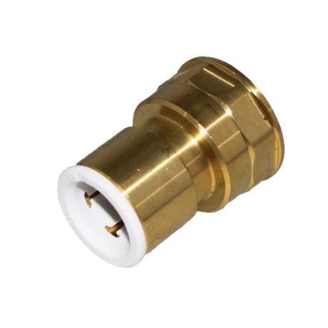 John Guest Lead Free Brass Flare Female Connector - 3/8 x 3/8 FFL