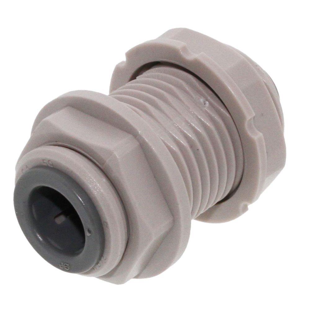 John Guest Bulkhead Union - 1/2 x 1/2