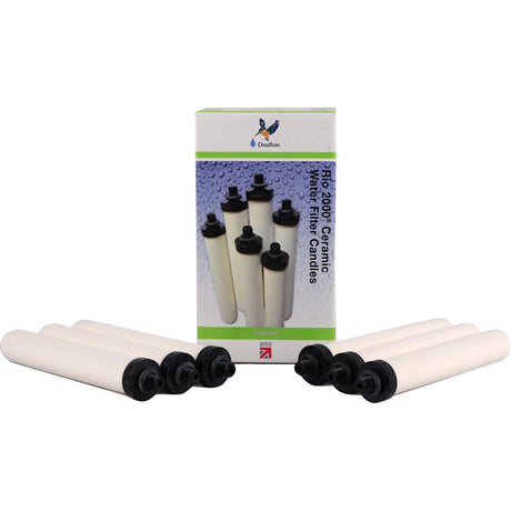 Doulton RIO 2000 Replacement Ceramic Filter Candles [6 pack]