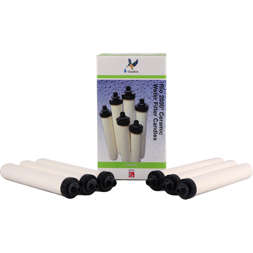Doulton RIO 2000 Replacement Ceramic Filter Candles [6 pack]