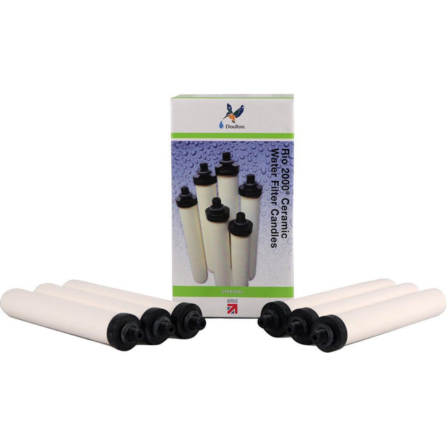 Doulton RIO 2000 Replacement Ceramic Filter Candles [6 pack]