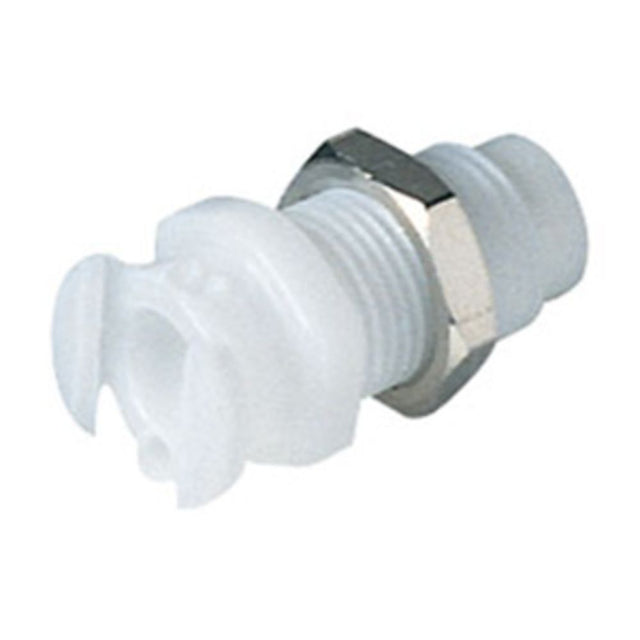Multi-Mount Valved Female Thread Coupling Body - 10-32 UNF Acetal