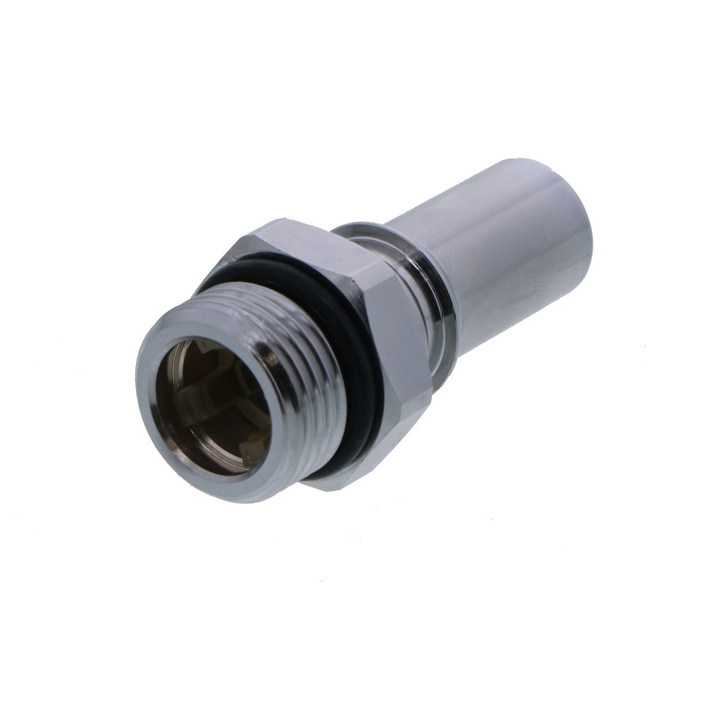 LQ6D46008BLU Valved Straight Thread Liquid Cooling Coupling Insert 1/2 SAE Cool Blue