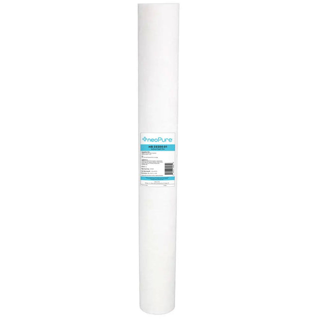 Neo-Pure MB-25200-01-NL 2-1/2" x 20" Polypropylene Sediment Depth Filter 1 Mic