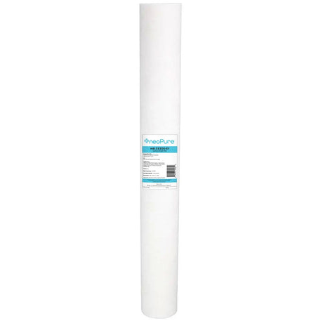 Neo-Pure MB-25200-01-NL 2-1/2" x 20" Polypropylene Sediment Depth Filter 1 Mic