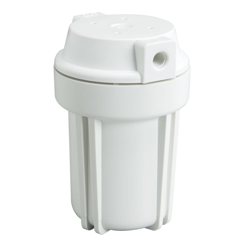 5" Neo-Pure SlimLine Filter Housing White 1/4" No Pressure Relief