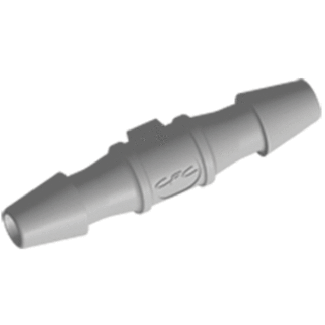 FitQuik Nylon Tube to Tube Straight Fitting - 1/8 ID x 1/8 ID - Black