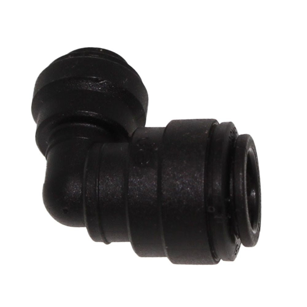 John Guest Reducing Elbow Black Polypropylene  - 3/8 x 1/4