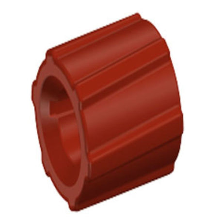 LMSL34 Red Nylon Stationary Luer Lock Rings
