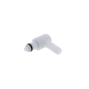 PMCD2304 Valved Elbow Hose Barb Coupling Insert 1/4 ID Barb