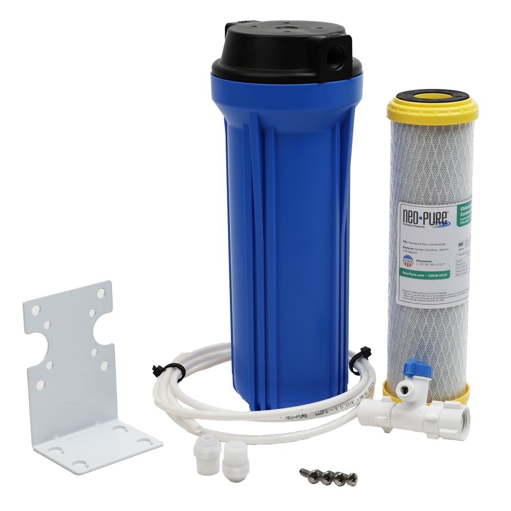 Neo-Pure 10" Carbon Block Undersink Drinking Water System