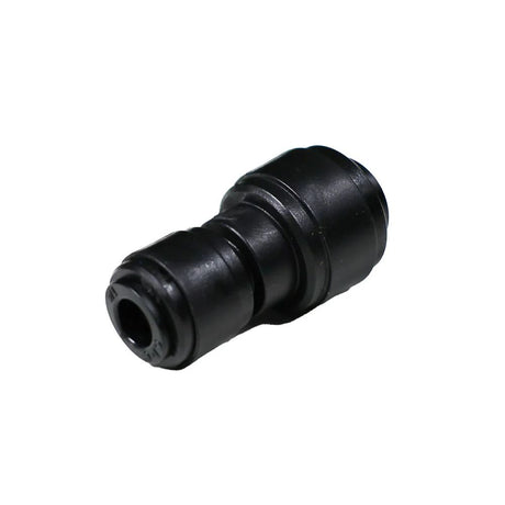NeoFit - Black Reducing Union Connector- 3/8"tube OD x 3/16"tube OD