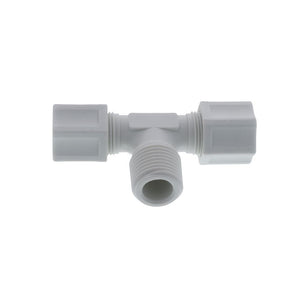 JACO 60-8-8-P-PG Polypropylene Male Branch Tee 1/2 OD Tube x 1/2 MPT