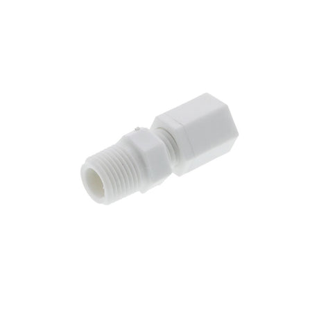 JACO 10-2-2-P-O Polypropylene Male Connector 1/8 OD Tube x 1/8 MPT