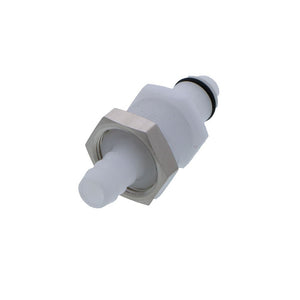 PLCD42005 Valved Panel Mount Hose Barb Coupling Insert 5/16 ID Barb