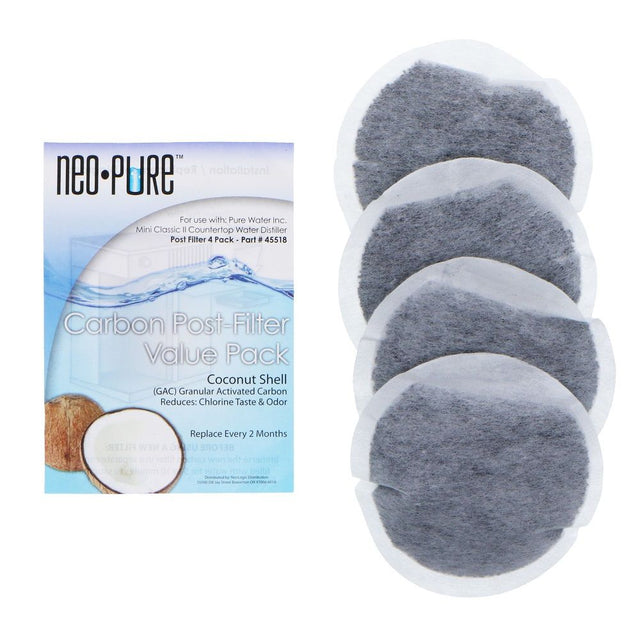 Mini Classic II Distiller Carbon Post-Filters by Neo-Pure [45518RC] - Box [200 Filters]