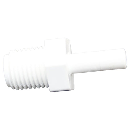 NeoFit - Polypropylene Natural White Stem Adapter 1/4" Stem x 1/4" NPTF