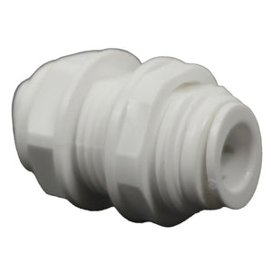 Bulkhead Union Acetal  1/4 qc x 1/4 qc