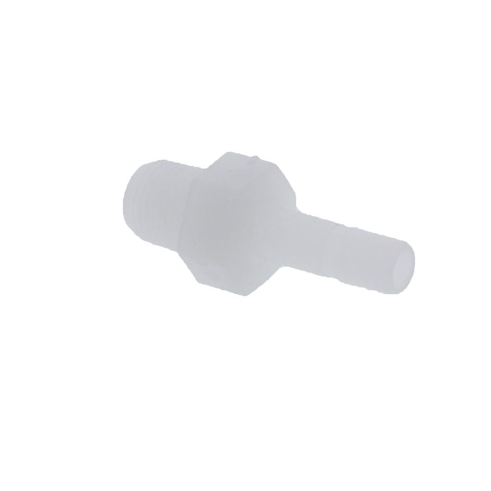 Kynar PVDF Tube Stem Adapter Male - 1/4 x 1/8 NPTF