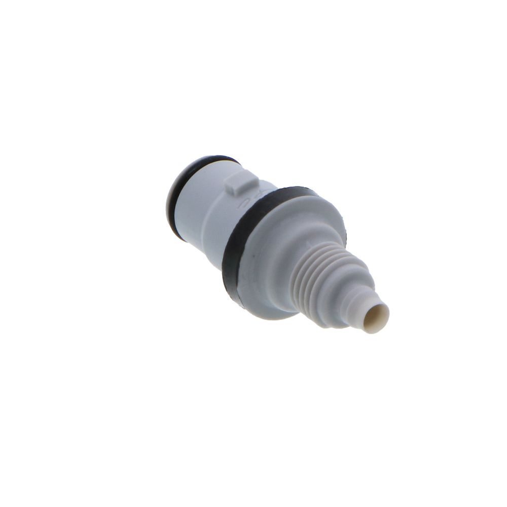 NS2D160212 Valved Panel Mount Hose Barb Coupling Body 1/8 ID Barb
