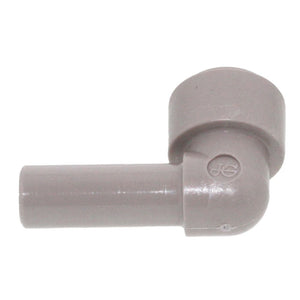 John Guest Stem Elbow Connector - 1/4 Stem x 1/4