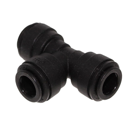 John Guest Union Tee BLACK ACETAL - 4mm
