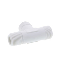 JACO 75-10-8-P Polypropylene Male Run Tee 5/8 OD Tube x 1/2 MPT