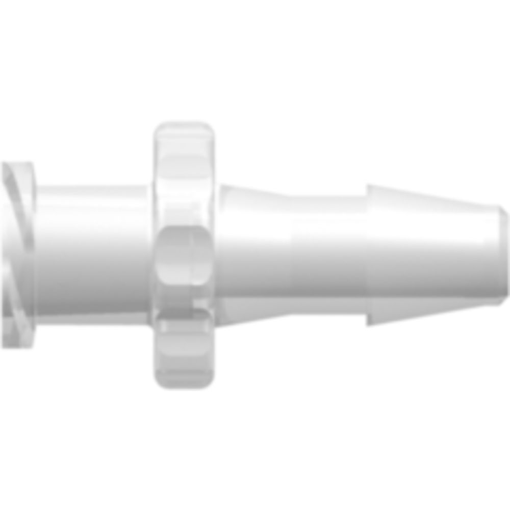 LinkTech Female Luer Thread Style to 200 Series Barb, 5/32" [4.0 mm] ID Tubing, Natural Polypropylene