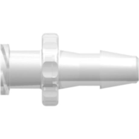 LinkTech Female Luer Thread Style to 200 Series Barb, 5/32" [4.0 mm] ID Tubing, Natural Polypropylene