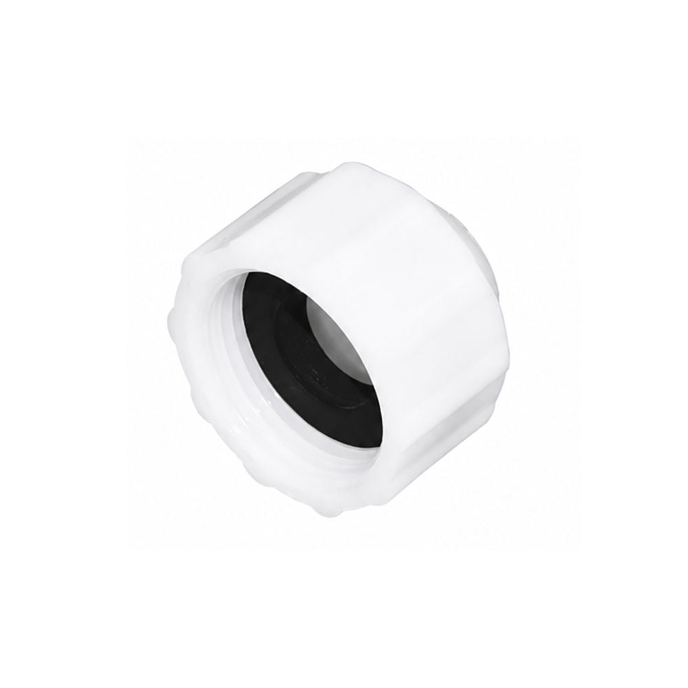 neoFit - Acetal Natural True White F/F Reducer 1/4" x 3/4" Thread BSPP
