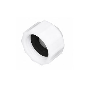 neoFit - Acetal Natural True White F/F Reducer 1/4" x 3/4" Thread BSPP