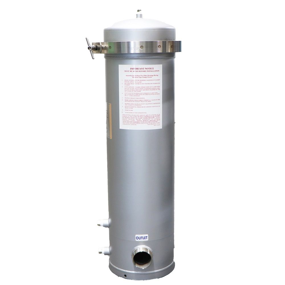 Flow-Max FM4X2 Commercial Multi-Cartridge Housing - 4 Cartridge, 40-60GPM