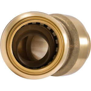 SharkBite® U660LF Lead-Free Brass Push-to-Connect 45-Degree Elbow - 1" x 1"