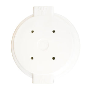 10" Neo-Pure SlimLine Flat Cap Housing NSF White Cap/White Sump 1/2" No Pressure Relief