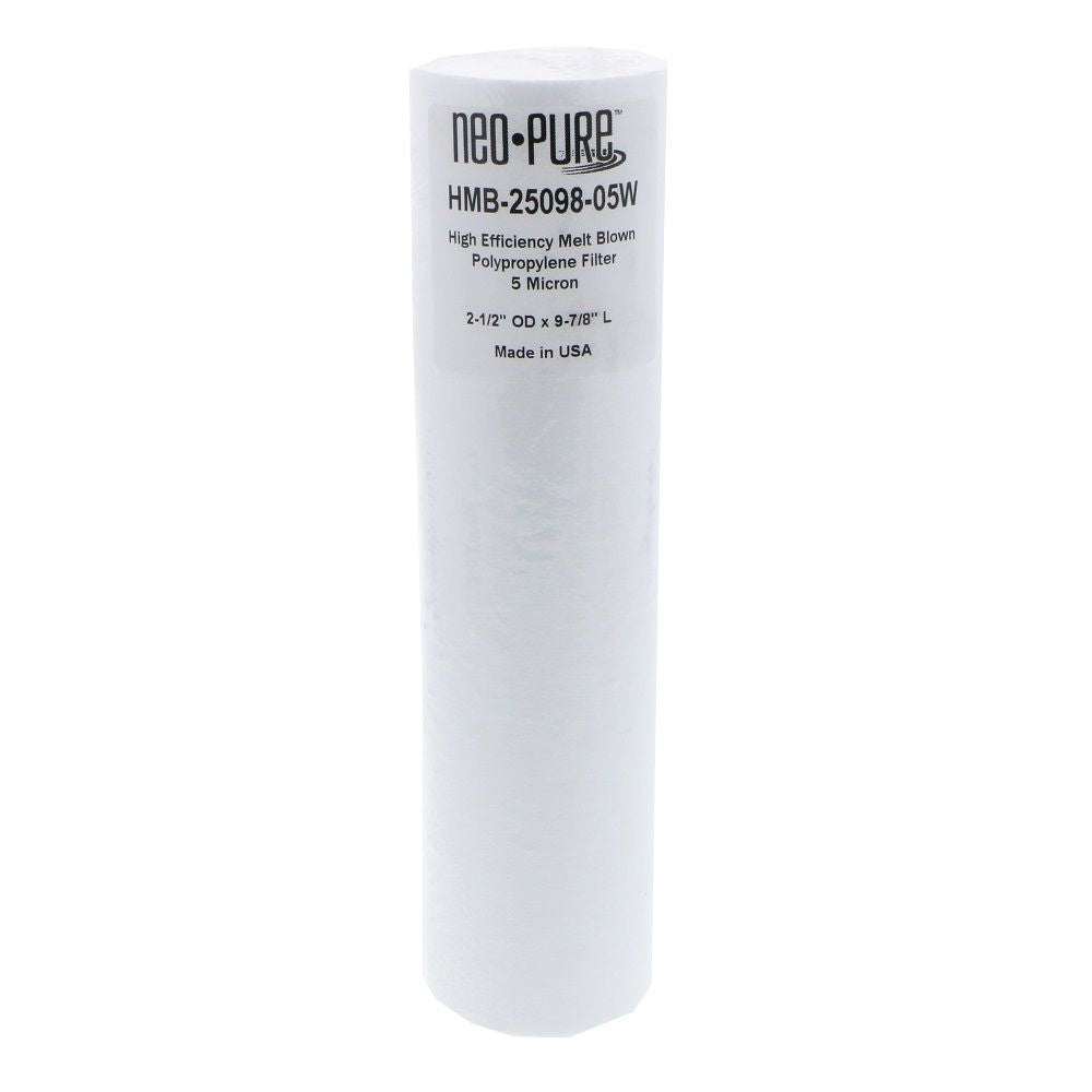 Neo-Pure HMB-25098-05W 9-7/8" High Efficiency Meltblown Filter 5 micron