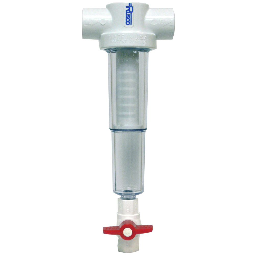 Rusco Sediment Trapper Filter PE Screen T Style 3/4" FPT - 30 Mesh [533 micron]