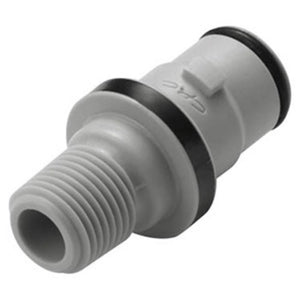 NS2D240212 Valved Male thread Coupling Insert 1/8 NPT