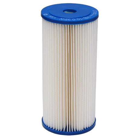Harmsco® HB-10-20W 10" Calypso Blue Premium Pleated Filter 20 micron