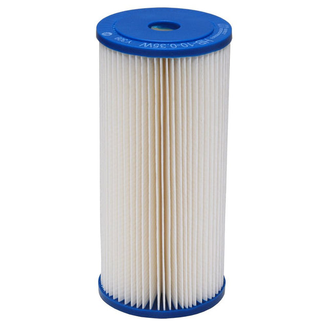 Harmsco® HB-10-0.35W 10" Calypso Blue Premium Pleated Filter 0.35 micron