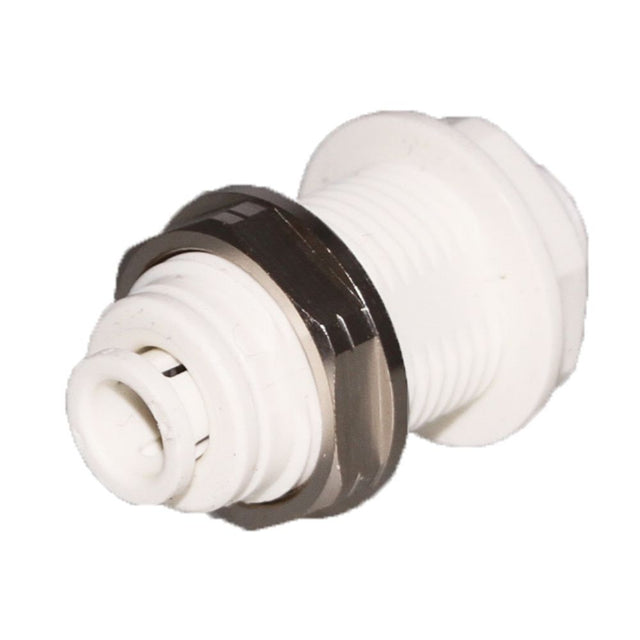 John Guest Bulkhead Union Polypro - 1/4