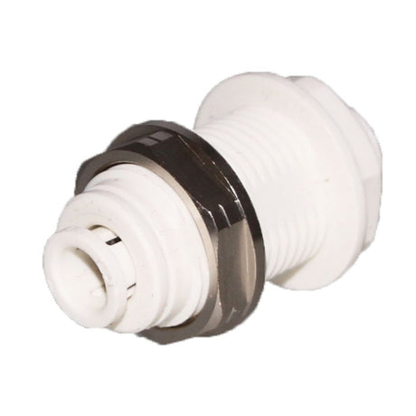 John Guest Bulkhead Union Polypro - 1/4