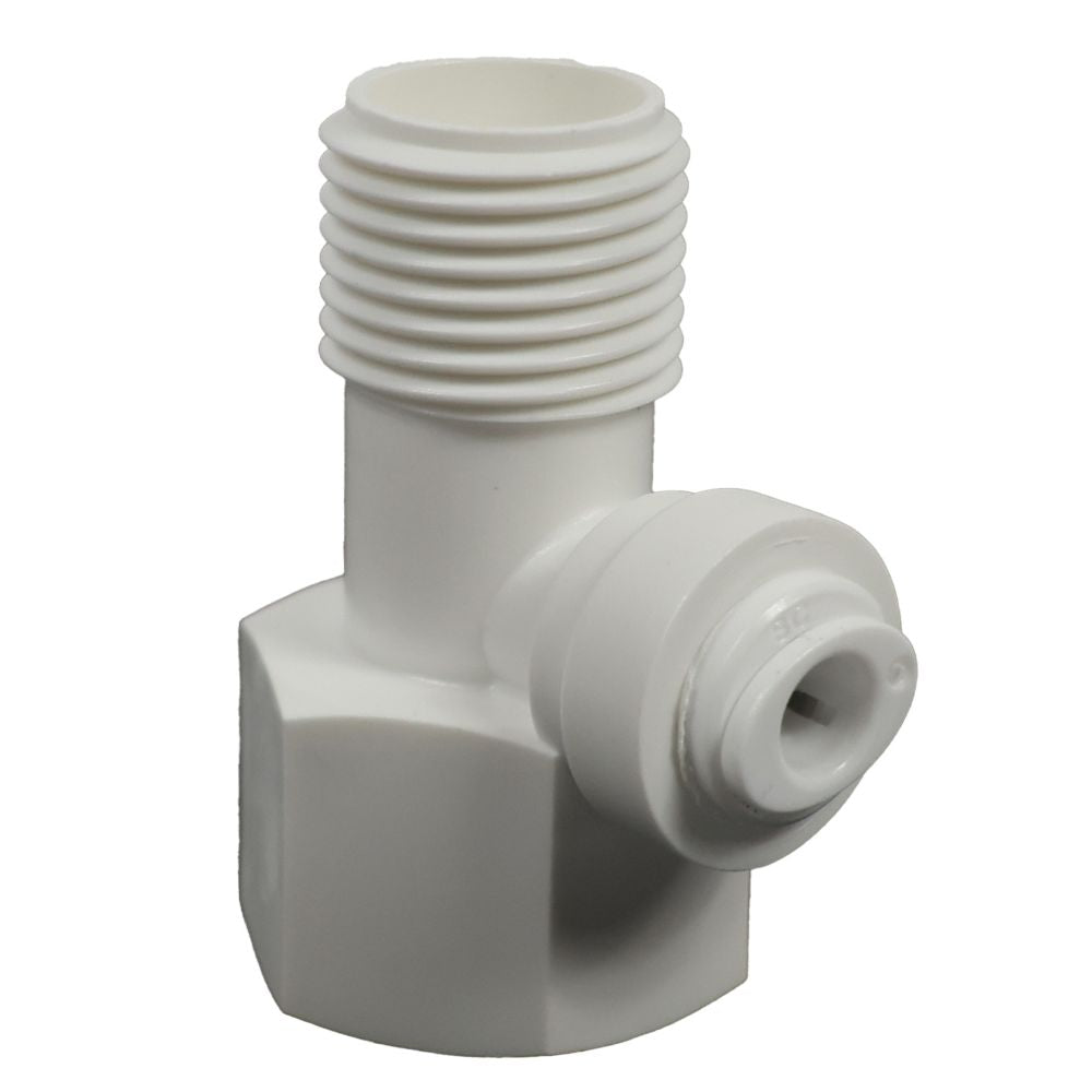 NeoFit - Feed Water Connector Acetal 1/4 OD x 1/2 NPS
