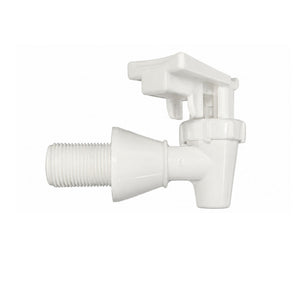 Tomlinson White Standard Cooler Faucet with Male Thread
