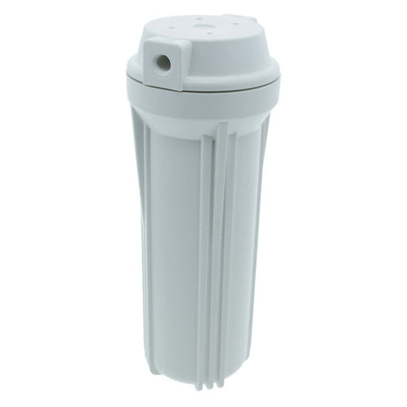 10" Neo-Pure SlimLine Filter Housing White 3/8" No Pressure Relief