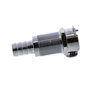 LC16006 Panel Mount Hose Barb Coupling Body 3/8 ID Barb
