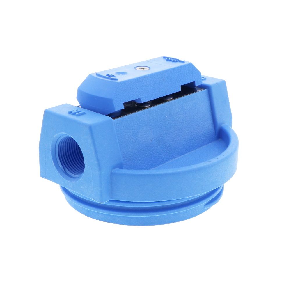 Pentek 154138 Blue VIH Cap for #10 and #20 VIH Housings w/ PR - 3/4" FPT