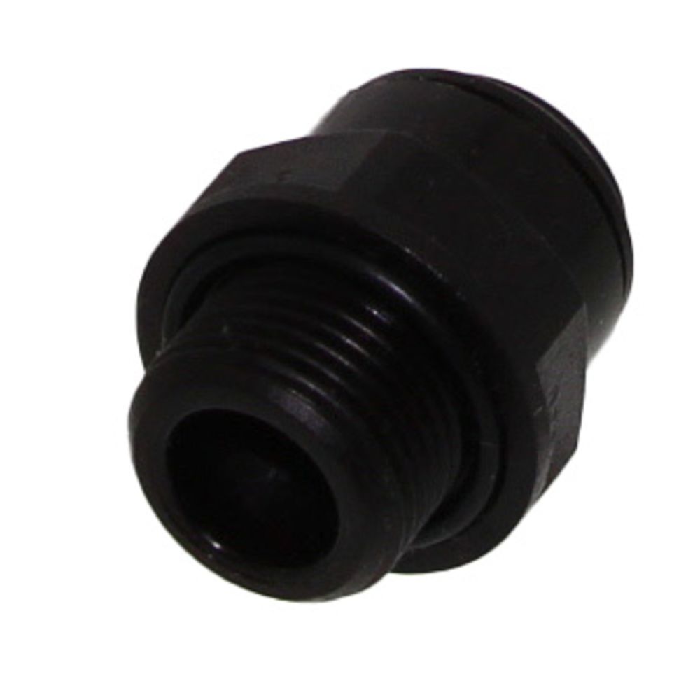 John Guest 6mm x 1/4" [BSPP] Acetal Male Connector - Black