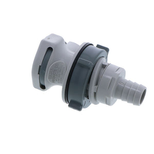 HFC16812 Panel Mount Hose Barb Coupling Body 1/2 ID Barb