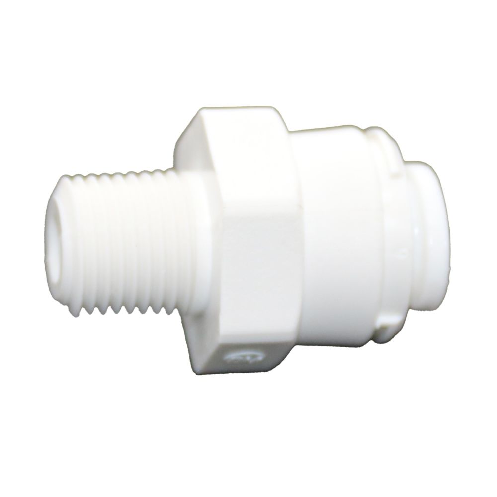 NeoFit - Polypropylene Natural White Male Connector- 1/2"tube OD x 1/2"NPTF