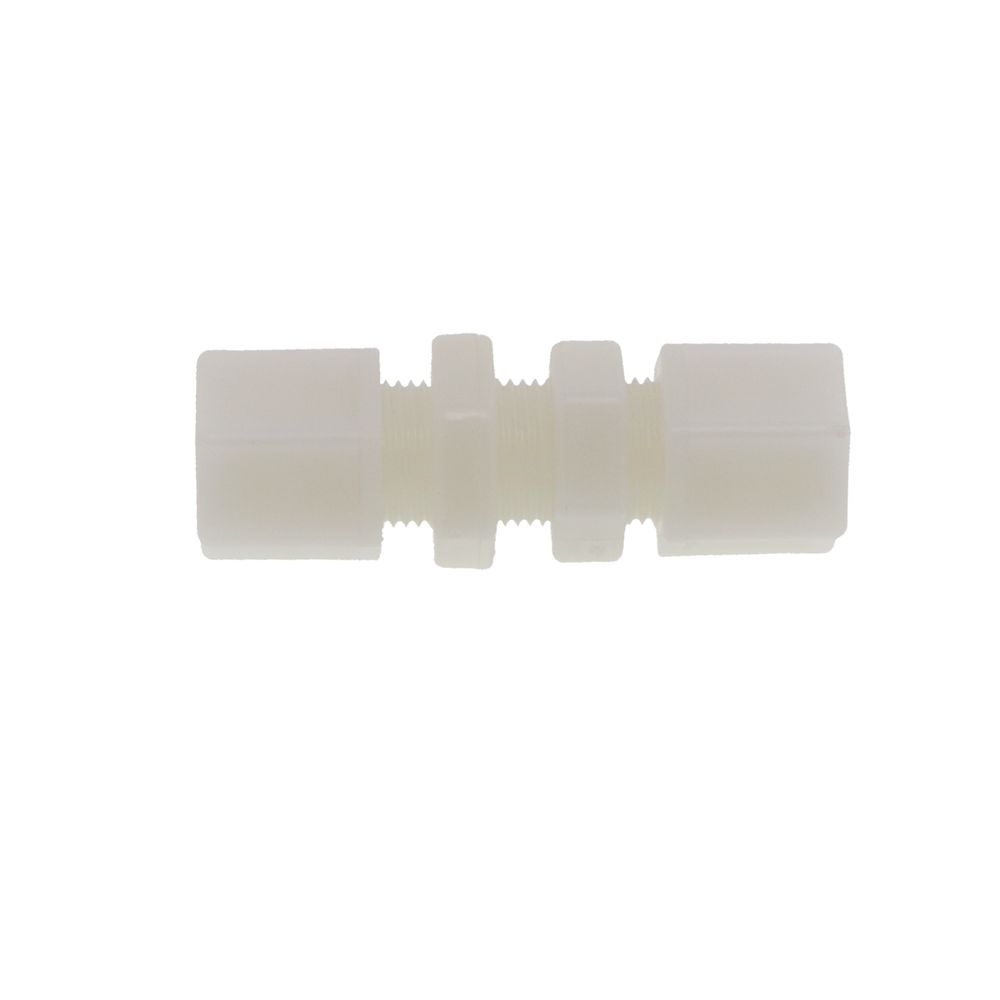 JACO 20-6-N-O Nylon Bulkhead Union 3/8 OD Tube x 3/8 OD Tube